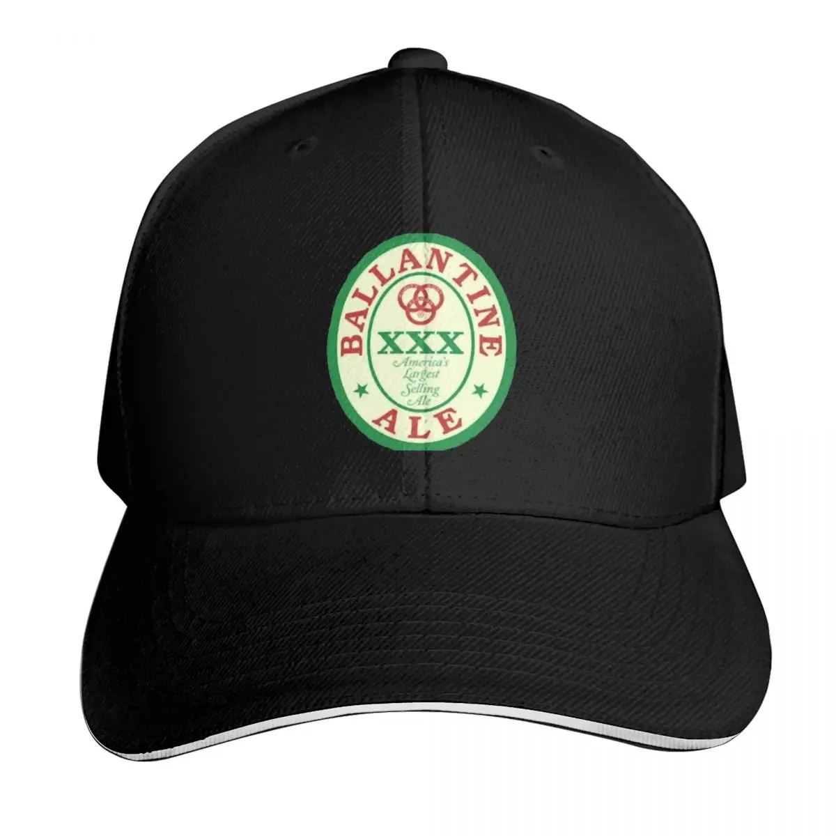 Boné clássico com logotipo da cerveja Ballantine, chapéu masculino, chapéu infantil de rugby, chapéu de praia para mulheres e homens