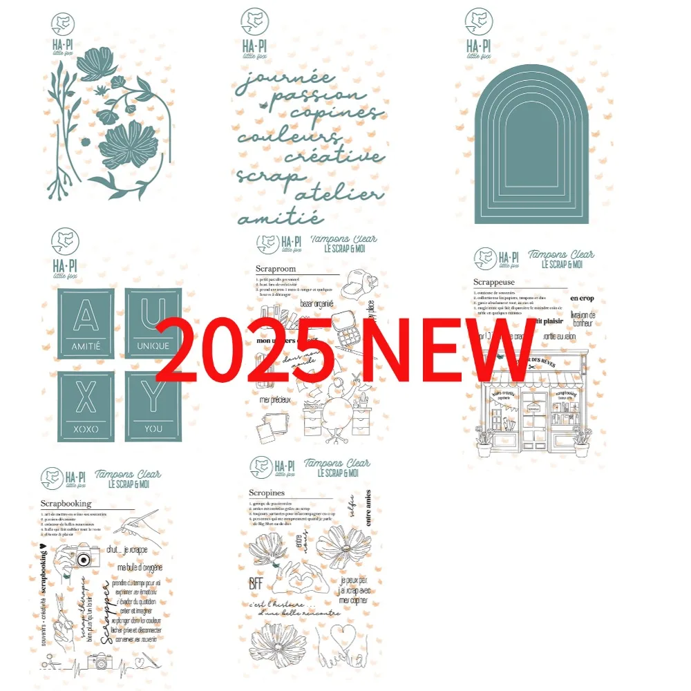 Vehicle Leaf House 2025 October New Metal Cutting Dies Stamps For Diy Scrapbooking Crafts Maker Photo Album Template Handmade