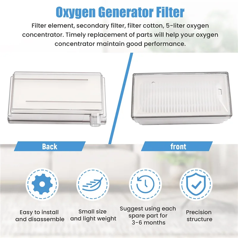 ملحقات استبدال الفلتر M04K لآلات مولد الأكسجين Everflo 5L