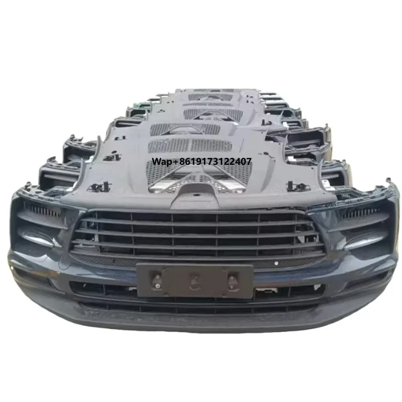 Complete bumper assembly, front headlights, fog lights, radar, radiator grille frame disassembly components