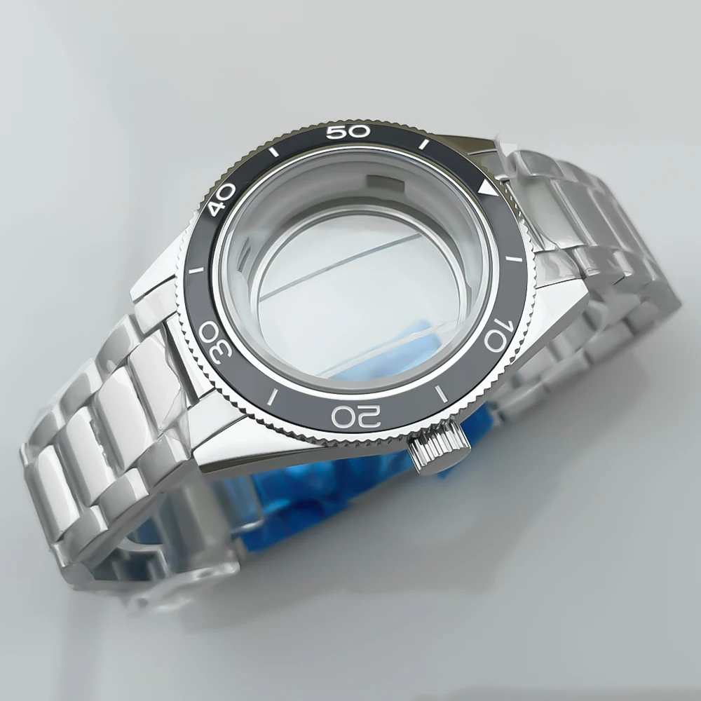 NEITON 2013 41mm watch case ETA 2836 Miyota 8215 DG2813 ST1612 NH35/36 watch strap width 20mm image 3