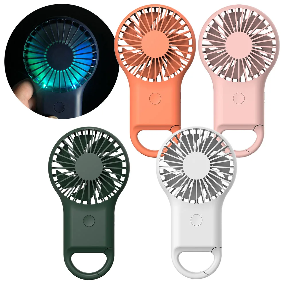 USB Mini Handheld Fan with Long Battery Life and Three Adjustable Speed Options Excellent for Travel and Outdoor Use