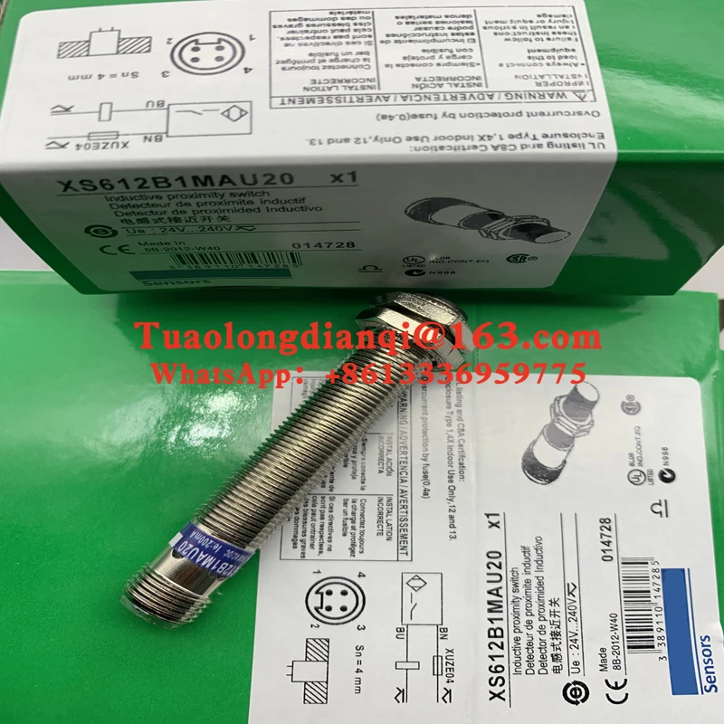 

Высокое качество XS612B1MAU20 XS612B1MBU20 100% новый оригинальный датчик приближения, гарантия один год