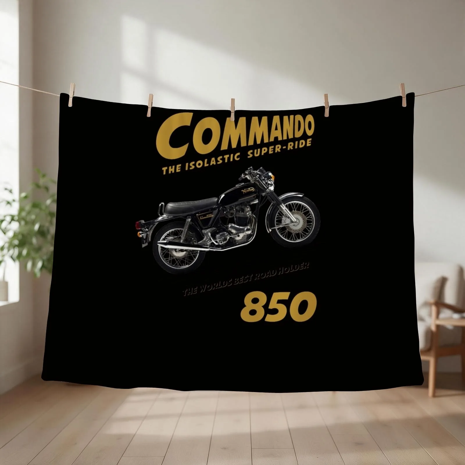 The Commando 850 Throw Blanket couch cozy soft plush fuzzy picnic outdoor blanket