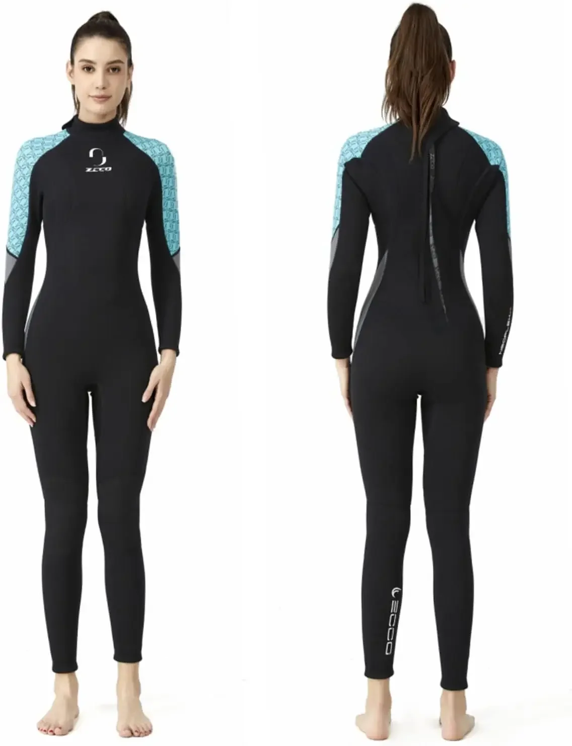 Wetsuits 3mm Premium Neoprene for Mens Women Full Sleeve Dive Skin,Free Diving,Snorkeling, Surfing,Canoeing,Scuba Wet Suits