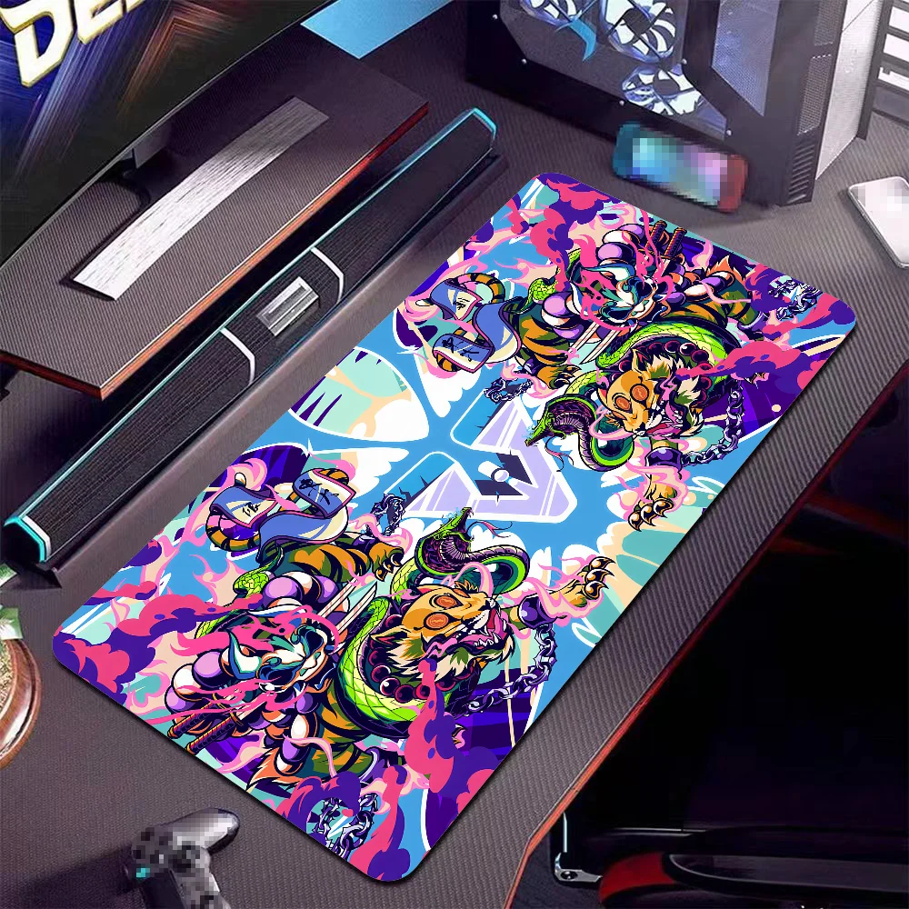 

Artistic Illustration Gaming Mousepad Large Anti-Slip Mouse Pad Stitched Edges Mat Durable Desk Laptop Gaming Keyboard Pad XXL