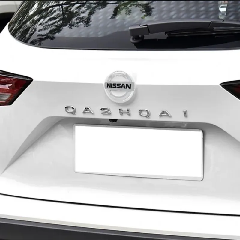 غطاء السيارة الأمامي والخلفي الذيل علامة ABS الجبهة مصبغة شعار المقصورة الخلفية شارة ملصق لنيسان قاشقاي جوك بولسار سنترا #6