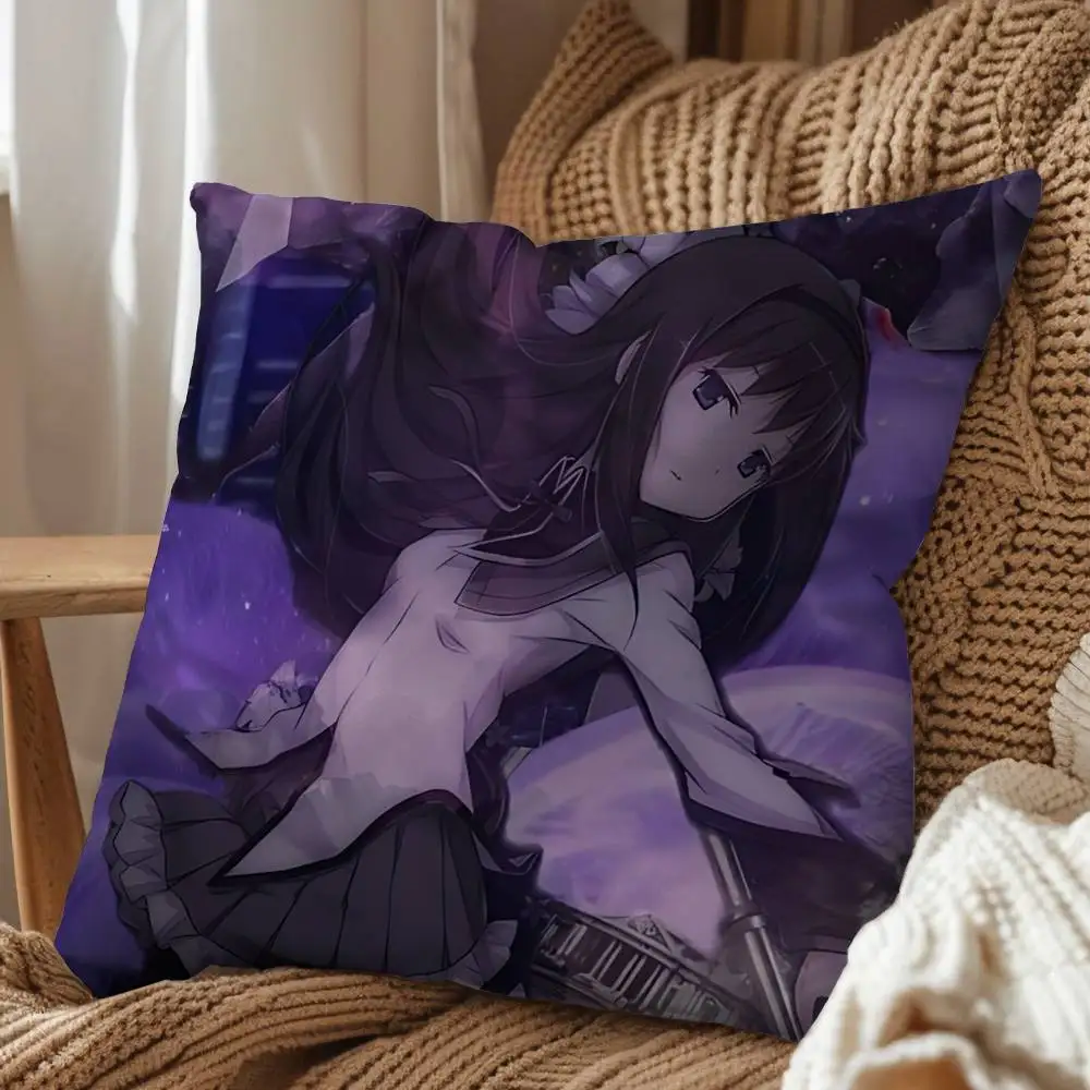 Akemi Homura Puella Magi room decor para regalar pillow cover living room sofa cushion cover bedroom room bed pillow cover