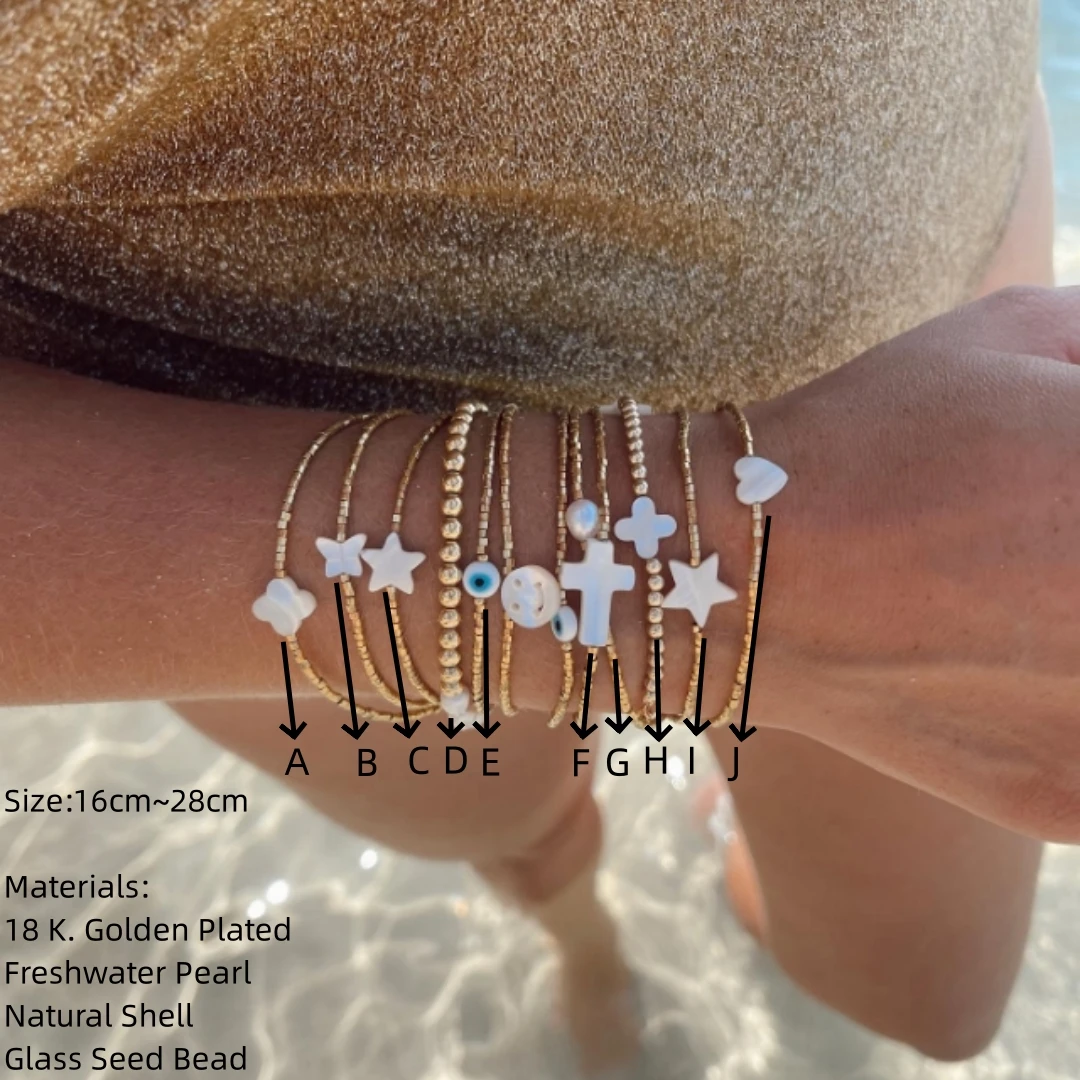 Großhandel Miyuki Delica Perlen Armband für Frauen Stapelbare Minimalistische Zierliche Perlen Pulseras Boho Sommer Strand Schmuck – Detail 2
