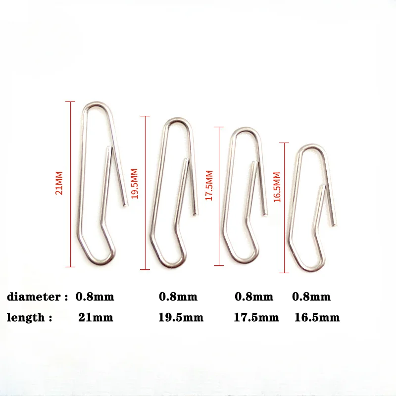 Luya Pins Stainless Steel Quick Hanging Lead Pendant Fishing Accessories Wholesale Fish Buckle Pins pesca Connector Connection