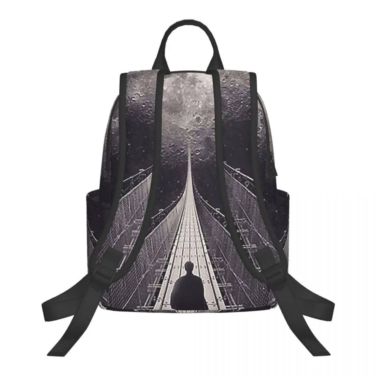 Space Trip Student Backpack School Bag Hiking Travel Daypack for Men Women Bookbag Shoulder Bags