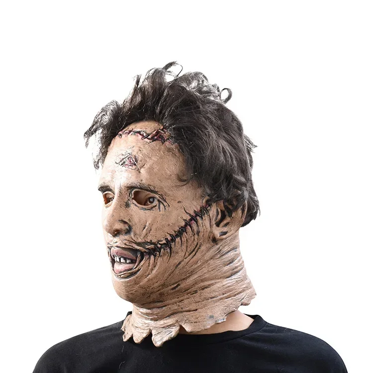 

Texas Chainsaw Massacre Leatherface Mask Halloween Horror Fancy Dress Party Cosplay Latex Masks Halloween Party
