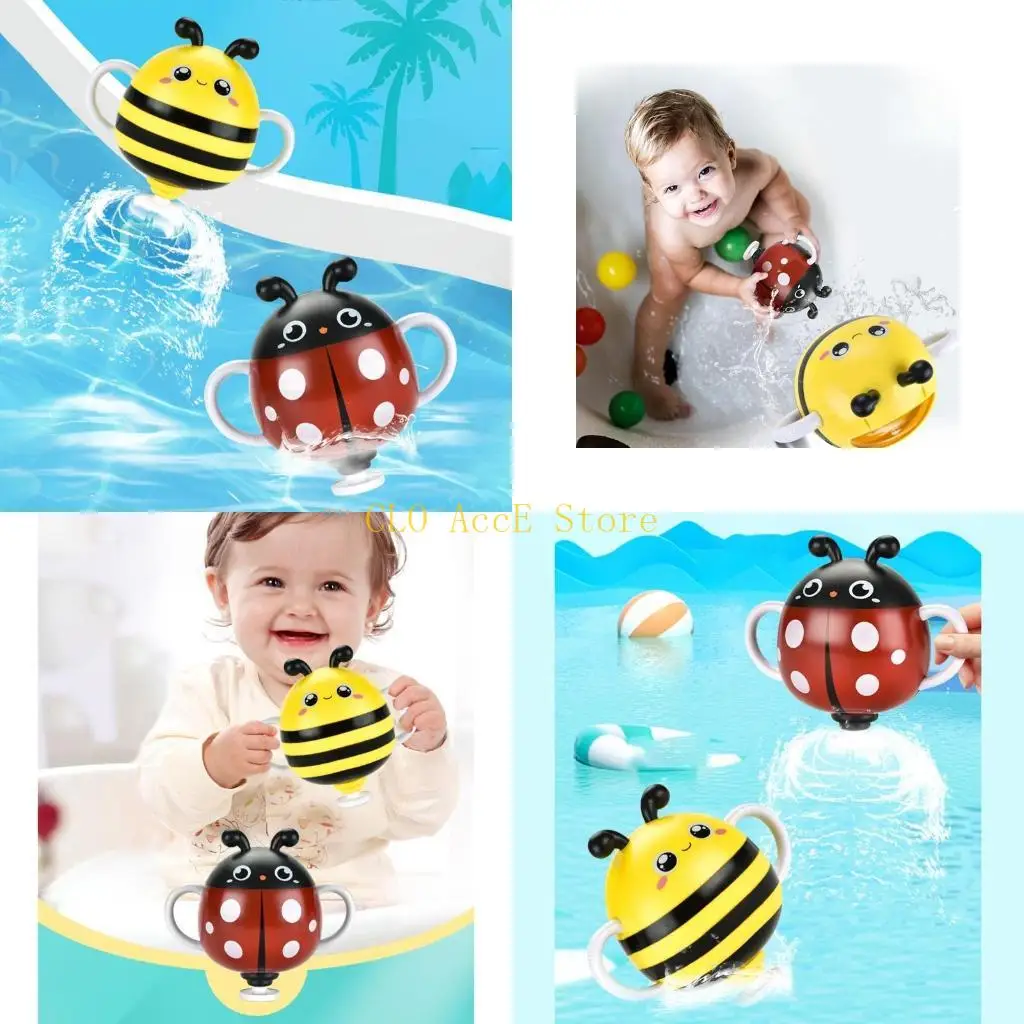 

16FE Bath for Time Toy Cartoon Shower Ladybird Sprinkler for Baby Pool Beach for