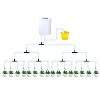 자동 식물 꽃 급수 펌프, 2/8/16 헤드 펌프 타이머 시스템 키트, 실내 식물 급수 장치, 정원 자체 급수 도구  Best5