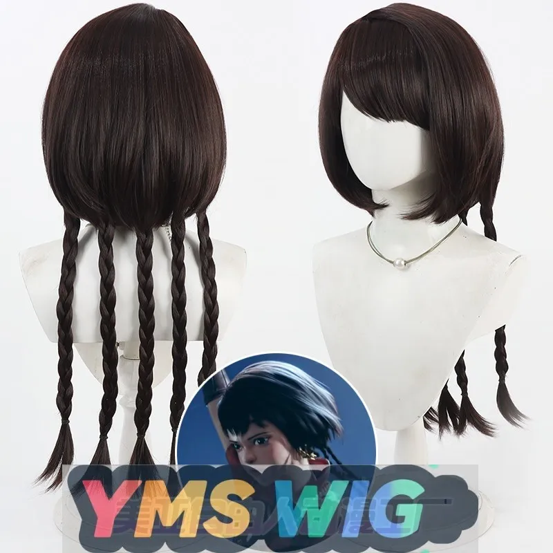 

【YMS WIG】Xinyin Fumai High School Kendo Club Onoki Kumi Cosplay Wig Orange-Red Top Hair