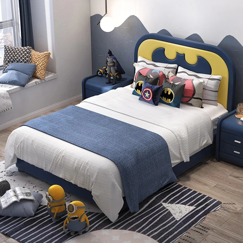 

Girls Double Bed Bedroom Frame Sofa Modern Castle Sleeping Platform Massage Bed Design Safe Letto Matrimoniale Home Furniture