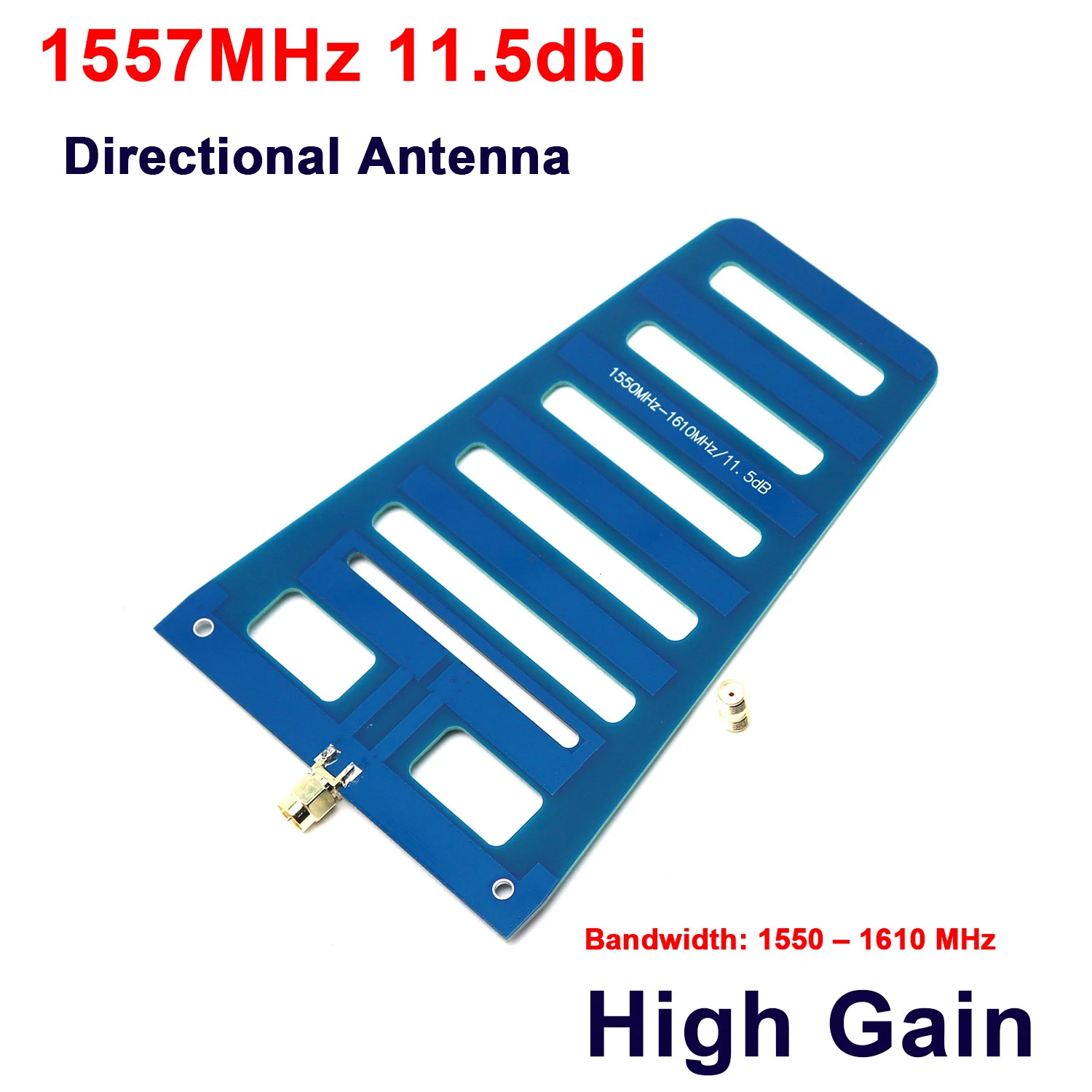 11dBi 1575M Richtantenne mit Hoher Verstärkung für 1,5G GPS BeiDou Galileo, GLONASS SMA Signal LNA RF Leistungsverstärker ANT 1575Mhz