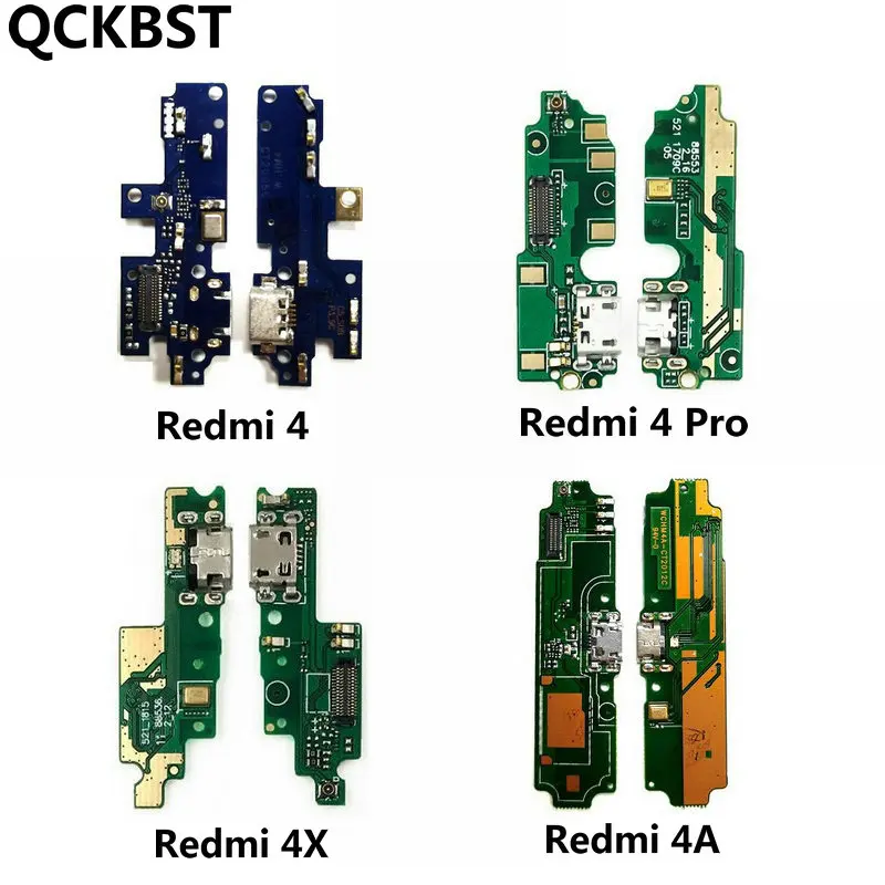 Conector de puerto de carga Micro USB, Cable flexible con micrófono para Xiaomi Redmi 4 Pro 4X 4A, nuevo