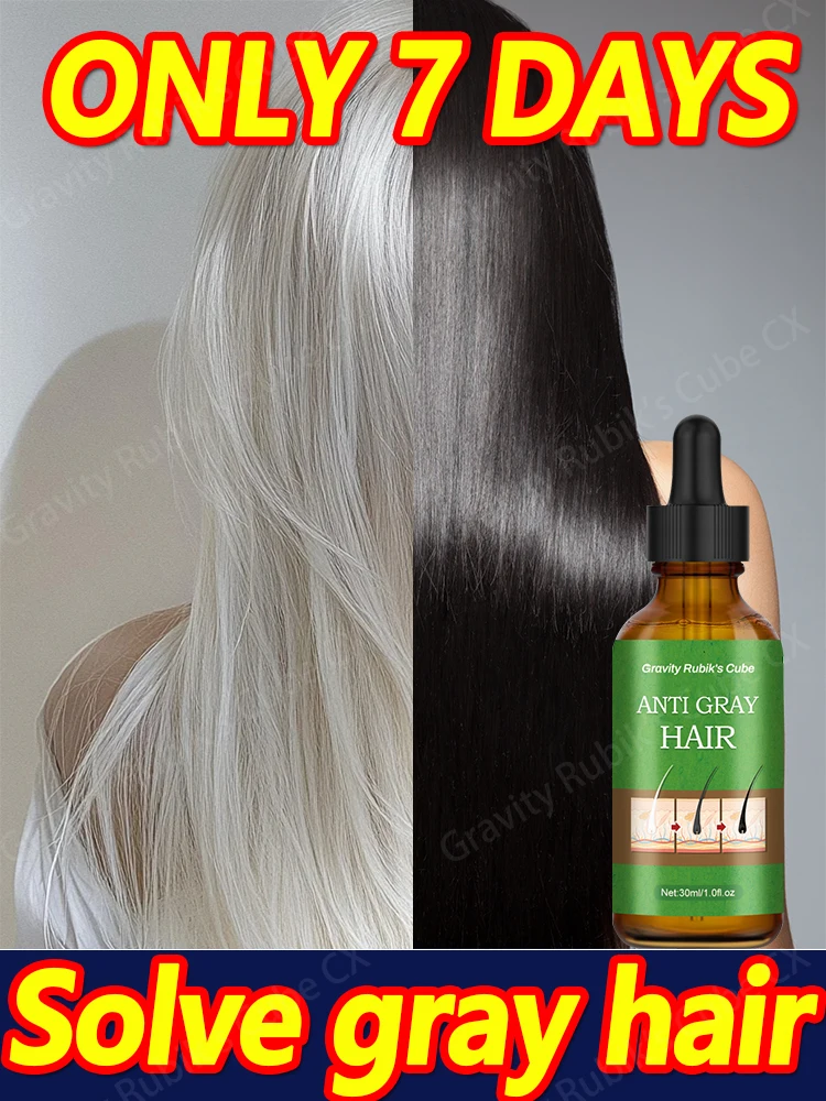 

Anti Gray Hair Remedy Serum Treatment of white hair