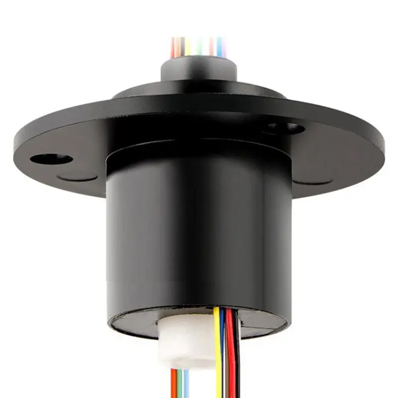 【RECOMENDAR】4X Hole 5Mm Through Bore Slip Ring 6CH 2A Collector Ring Joint Conductive Slipring Unlimited Rotary Connector