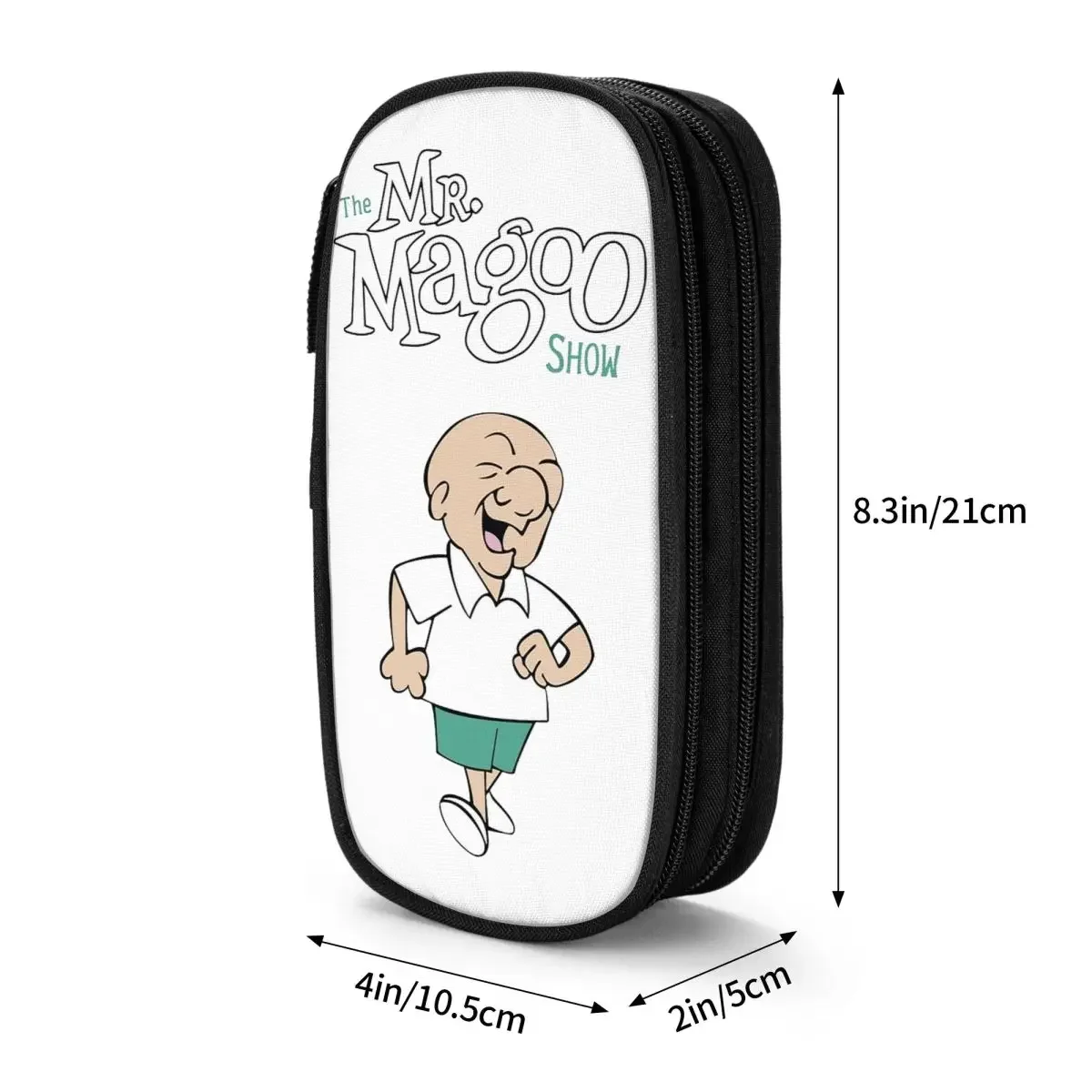 Mr. Magoo Retro Cartoon Accessories Pencil Case Large Capacity Office Accessories Pencilcase Gift