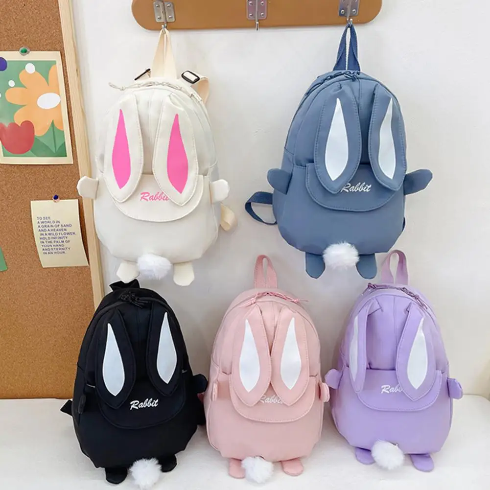 

New Children's Fashion Leisure Backpack Child Girls Kindergarten Outing Small Schoolbag Boys Kids Cartoon Cute Bunny Backpack