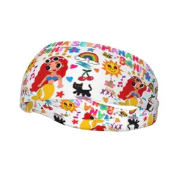 Sirenita Karol G Manana Sera Bonito Women Sweatband Headband Non-slip Outdoor Sport Hair Band Sweat Wash Bands