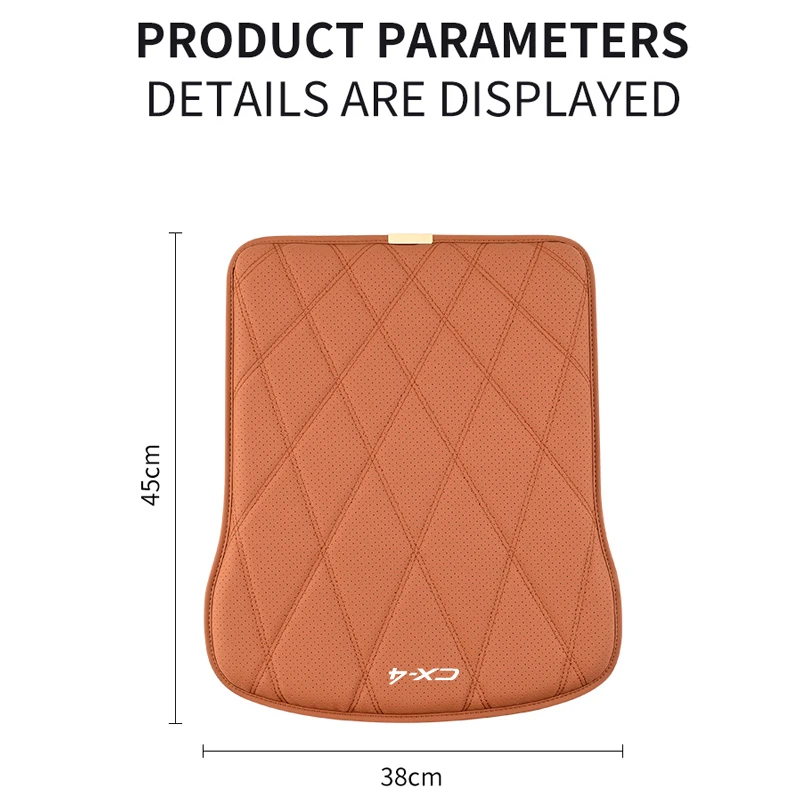 Genuine Leather Car Front Seat Cushion Anti-slip Breathable Car Seat Cushion Protective Cover For Mazda CX3 CX4 CX5 CX-5 2011