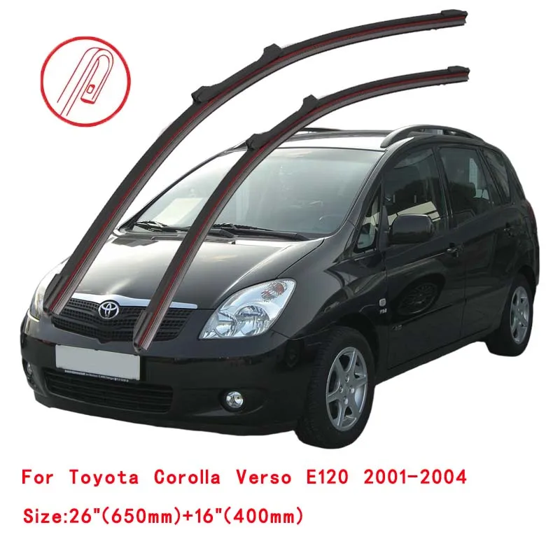 لتويوتا فينزا AV10 XU80 2008-2024 ممسحة زجاج السيارة الأمامي شفرة الجبهة الزجاج الأمامي غسالة اكسسوارات نافذة تنظيف استبدال #3