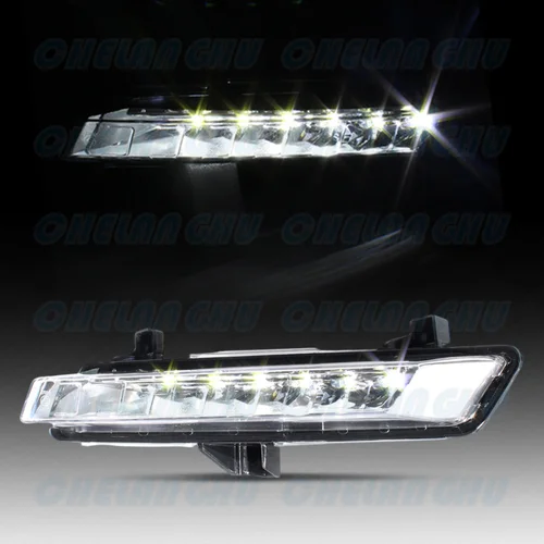 Imagen 2 del producto Para Renault Clio 2016 2017 2018 2019 parachoques delantero izquierdo LED DRL luz de circulación diurna 266007864