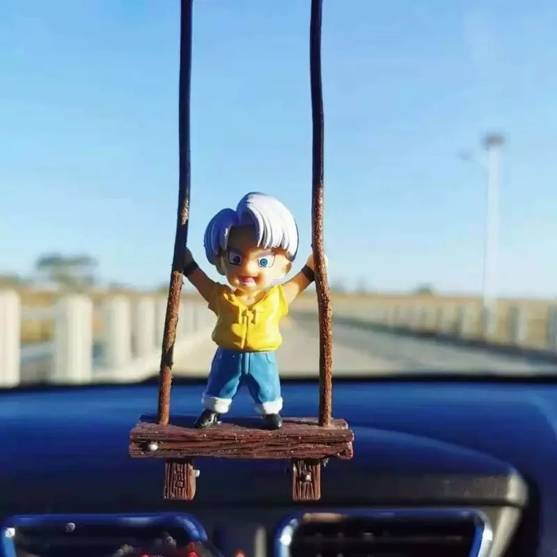 Dragon Ball Son Goten ciondolo specchietto retrovisore per auto personaggi Anime giocattoli modello divertente accessori per la decorazione della