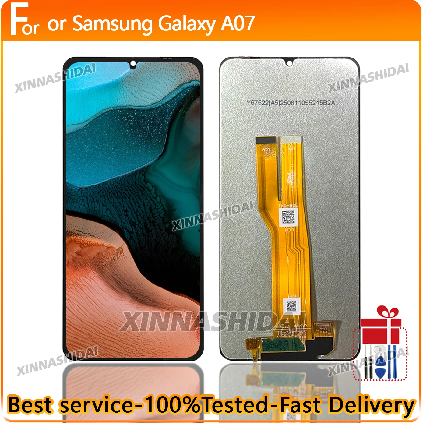 TFT Quality A07 Display Screen for Samsung Galaxy A07 LCD Display Touch Screen Digitizer NO Frame Replacement Parts