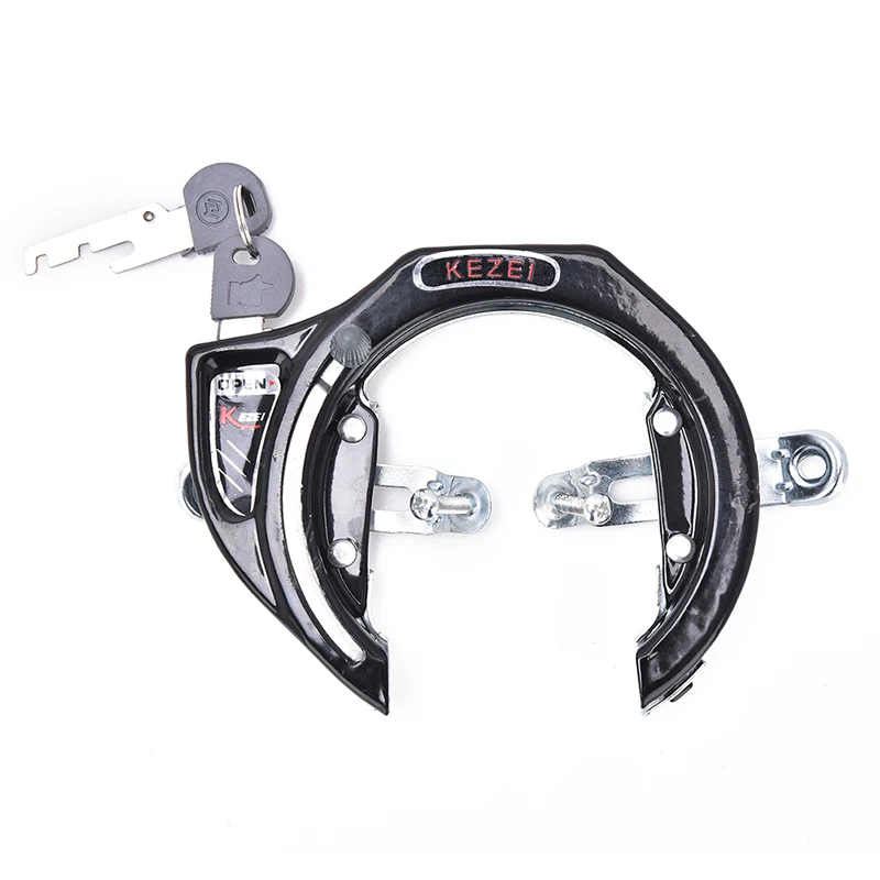 AliExpress 1 Set For Mountain Bike Road Bicycle Crab Claw Lock DIY Accessories Anti Theft Alloy With 2 Keys Bike Horseshoe Lock