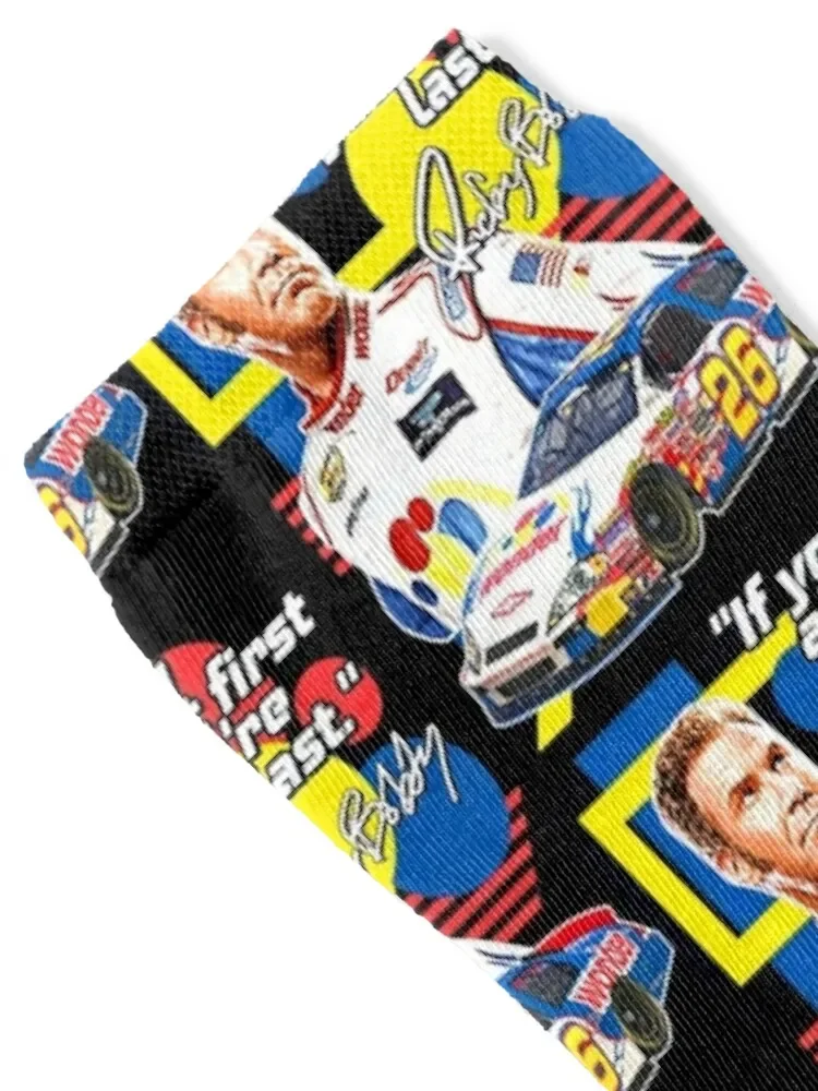 Ricky Bobby // If You Ain't First You're Last Racing Design Socks gift Stockings compression Designer Man Socks Women's