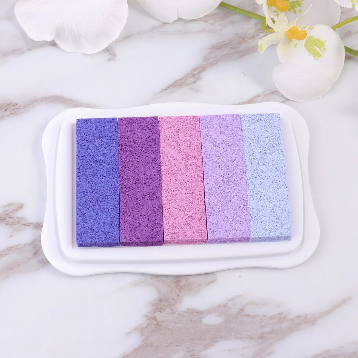 Tampone di inchiostro sfumato 5 colori Timbro artigianale ad asciugatura rapida a base d'acqua per bambini Scrapbooking Tessuto Legno Progetti fai da te Artigianato d'arte