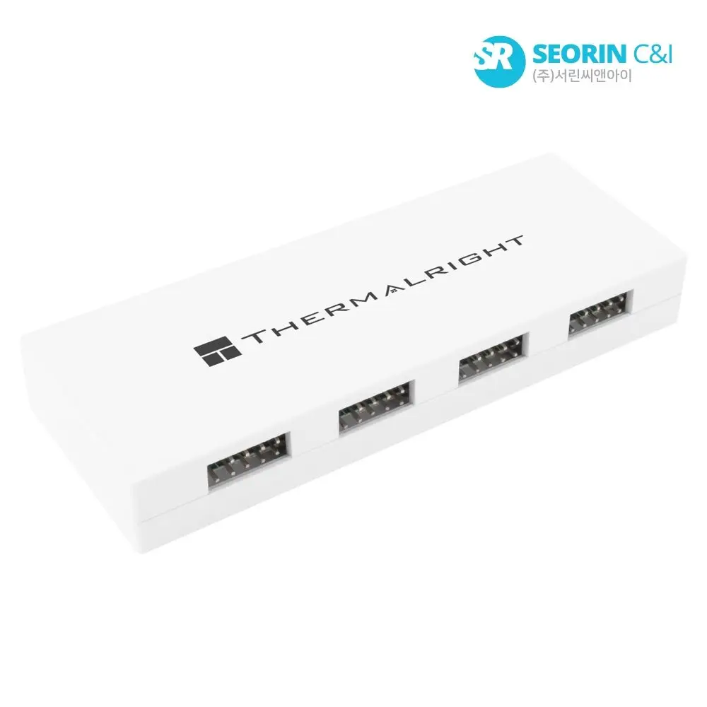 [서린공식] 써멀라이트 USB 2.0 HUB X5 서린 (화이트)