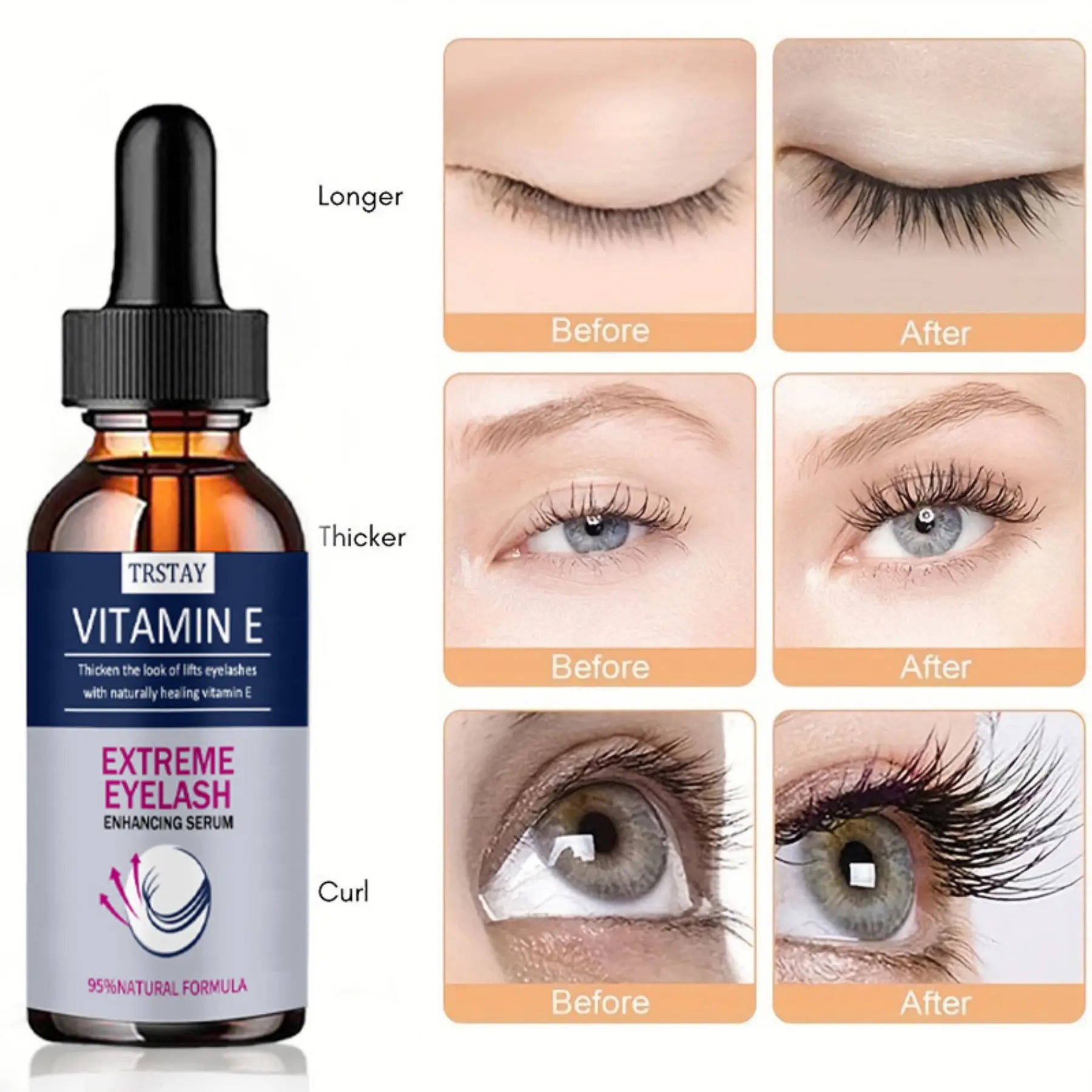 Wenkbrauw Fast Grow Serum Wimper Haargroei Anti Haren Verlies Producten Voorkomen Kaalheid Voller Dikker Verlenging Wenkbrauw Make-Up