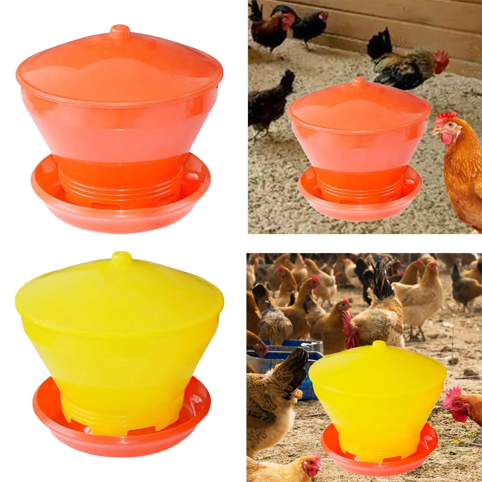 เครื่องป้อนห่านเครื่องป้อนอาหารไก่อัตโนมัติเครื่องป้อนนกพิราบความจุขนาดใหญ่ถาดจ่ายอาหารอัตโนมัติ