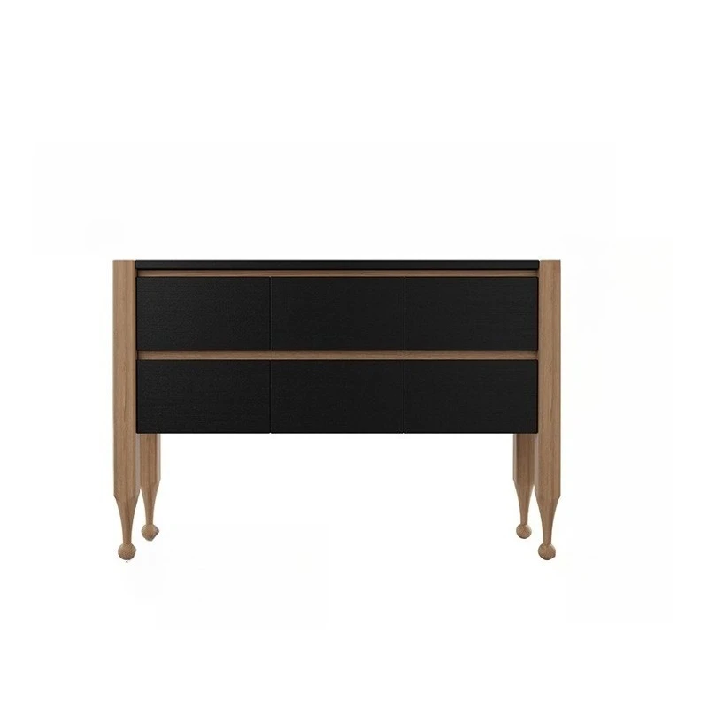 

Bedroom against the wall six chest cabinet, retro chest of drawers locker, foyer creative solid wood porch cabinet