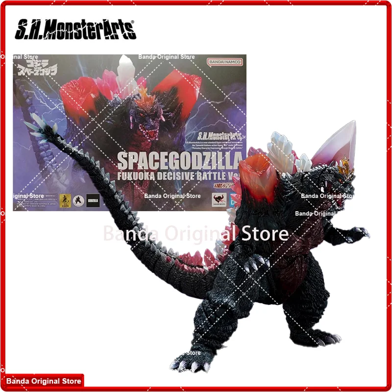 In Stock Original Bandai S.H.MonsterArts Godzilla Vs SpaceGodzilla SpaceGodzilla Fukuoka Decisive Battle Anime Model Toys