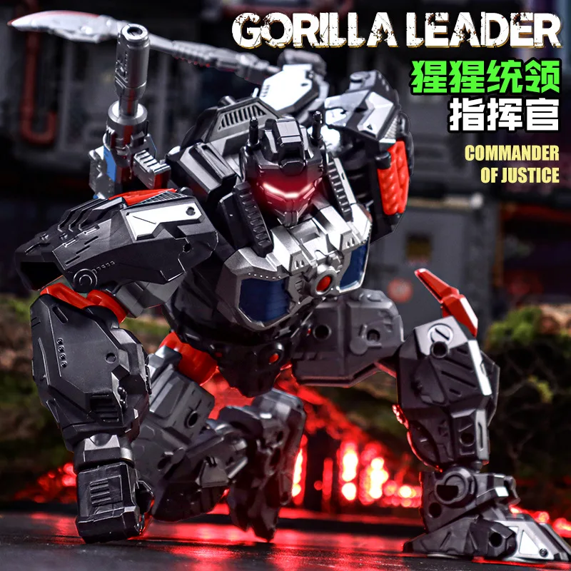 

New 23cm Transformation Robot King Kong Orangutan with Alloy Robot Boy Holiday Transformation Toy Collection Hand Model Gift