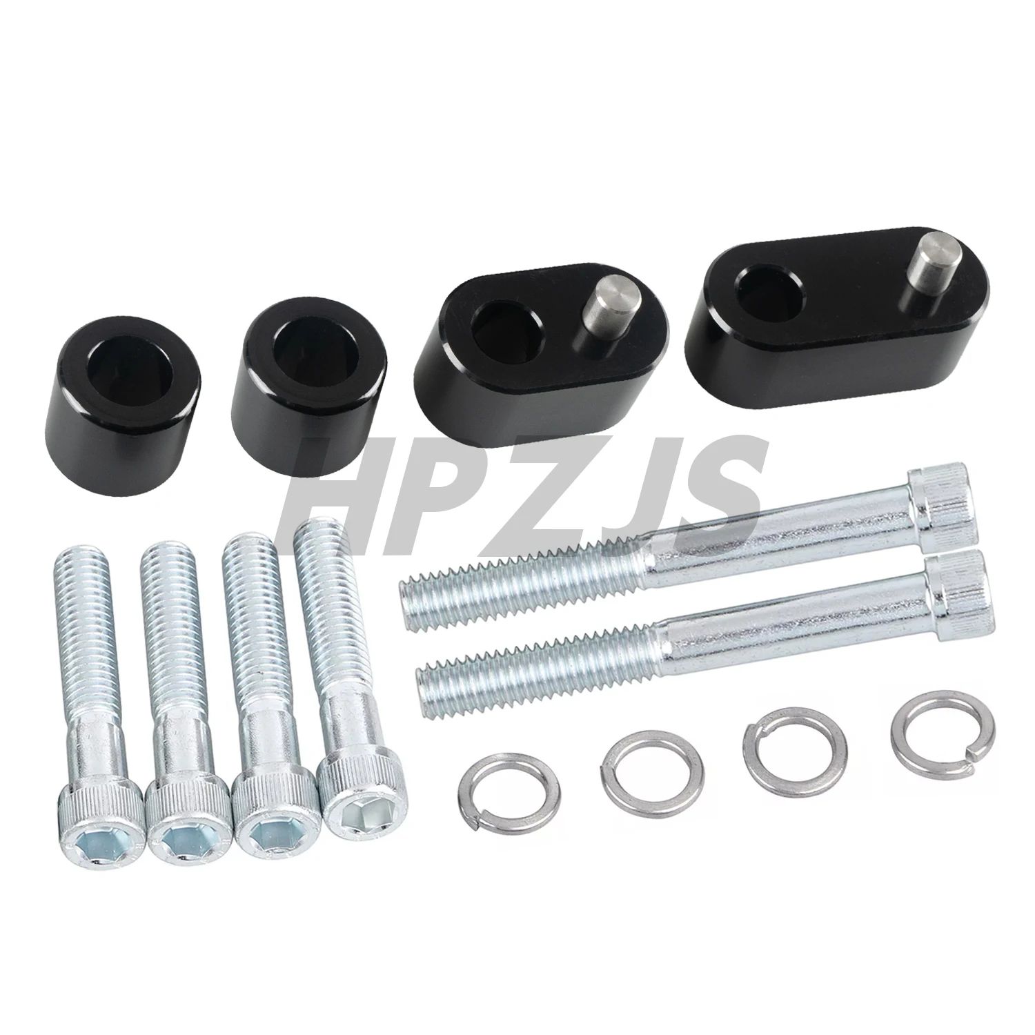 Motocicleta Motorista Floorboard Spacer Kit de Extensão, Harley Touring, Electra Glide, Rua Glide, Road King, Trikes, 3/4"