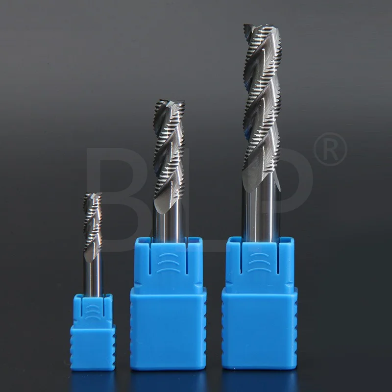 Roughing End Mill HRC55 Tungsten Carbide 3 Flutes Milling Cutter for Metal Aluminum Cnc Machine Milling Tools 4mm to 20mm tool