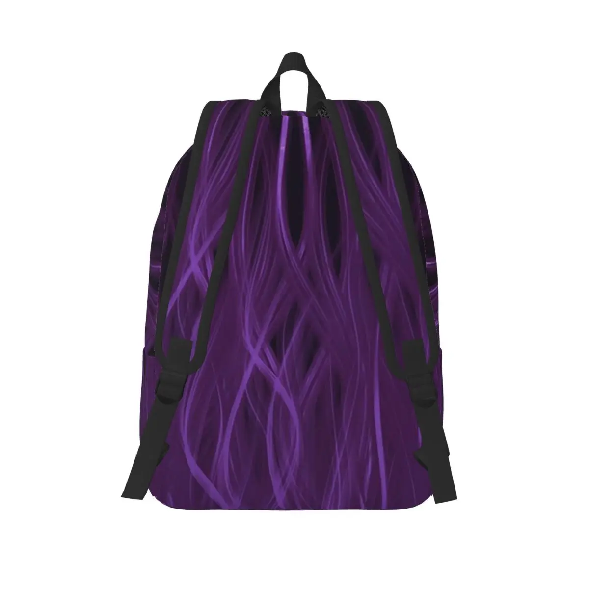 Finger Flames Purple Student Backpack School Bag Hiking Travel Daypack for Men Women Fashion Bookbag Shoulder Bags