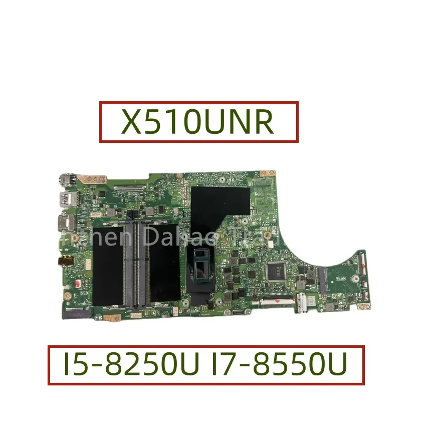 X510UNR Mainboard For ASUS S510UN S5100U X510UNO F510U  X510URR X510UN X510UA X510UAO Laptop Motherboard With I5-2850U I7-8550U