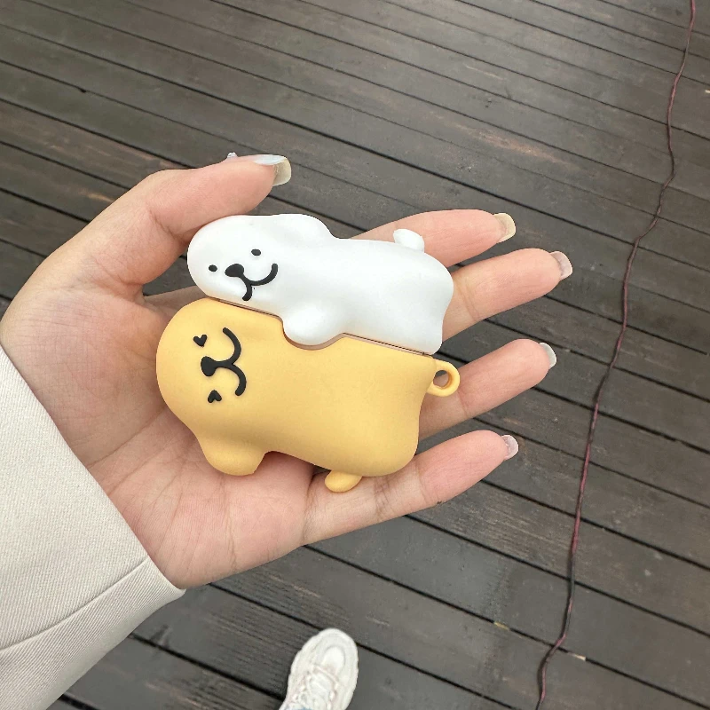 

Cutecore Animal Dog Bluetooth Headphones Cover for Airpods Pro 1 2 3 Generation Protective Case Korean Style Y2k Airpods Case