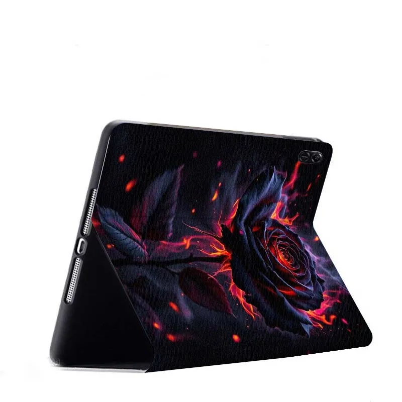 حافظة كمبيوتر لوحي Black Rose مشهورة لهاتف Huawei MediaPad 3 12 Air SE M6 M5 Lite Pro 10.4 10.8 11 11.5 12.6 13.2 بوصة 5G #3
