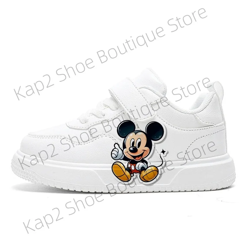 

New Disney Cartoon Stitch Cute Casual Shoes Soft Sports Shoes for Girl Mickey Mouse Shoe Sportschuhe Kinder Designer Sandals