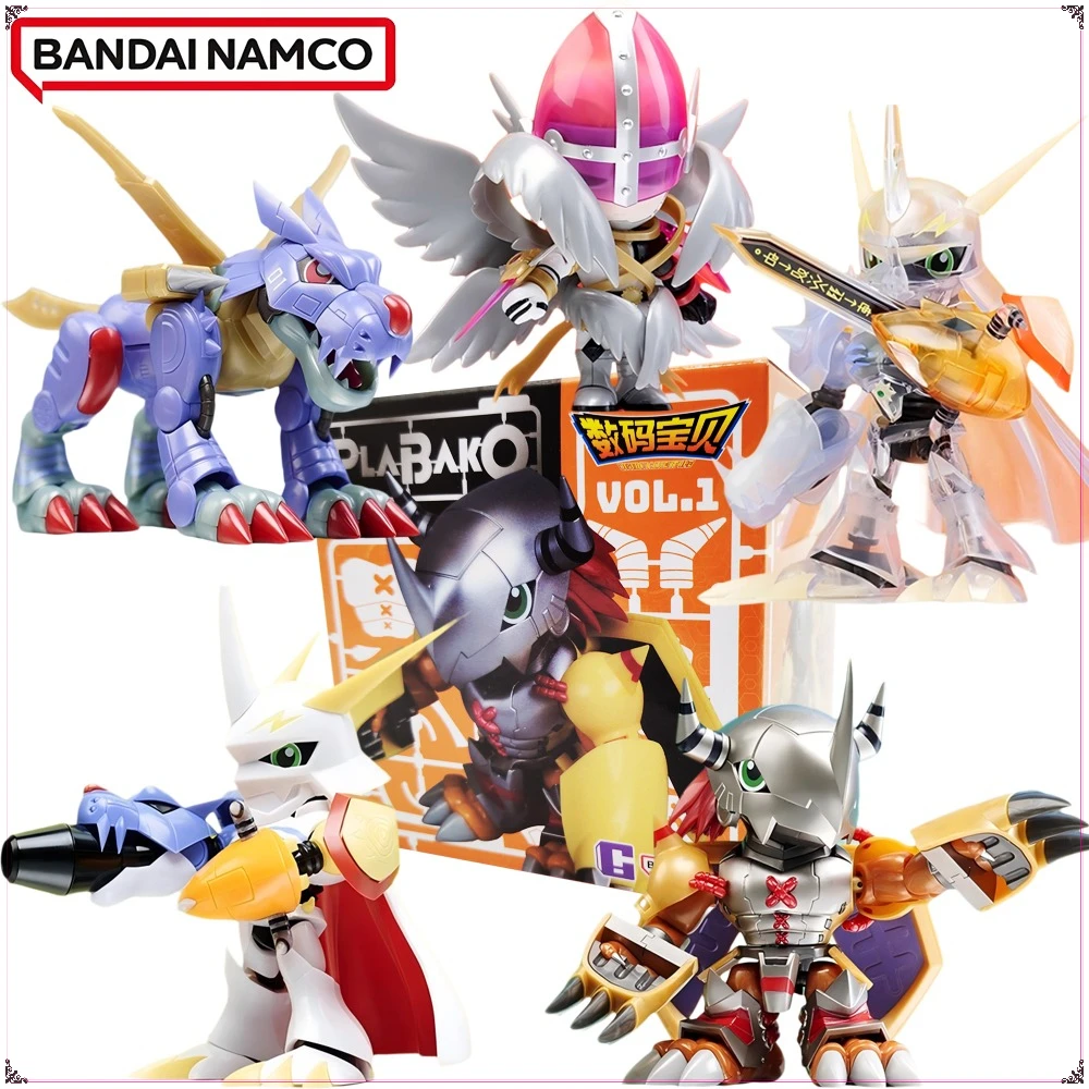 

New Original BANDAI Plabako Digimon Adventure Vol.1 Series Blind Box Cartoon Design Exquisite Assembly Model Toys Surprise Gifts