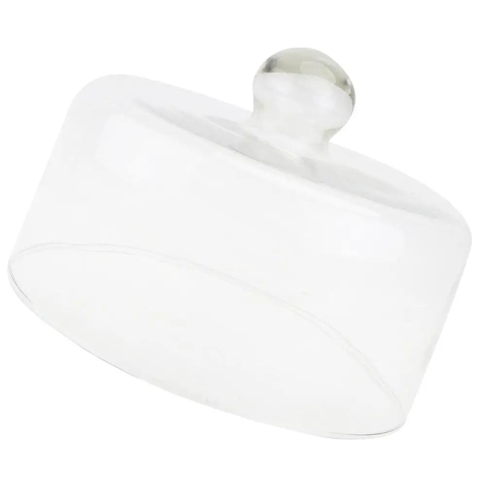 

Glass Cake Dome Transparent Dessert Cover with High Dome Lid for Cakes Cookies Pastries Party Buffet Display Protection Reusable